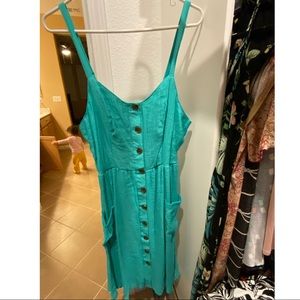 Turquoise dress